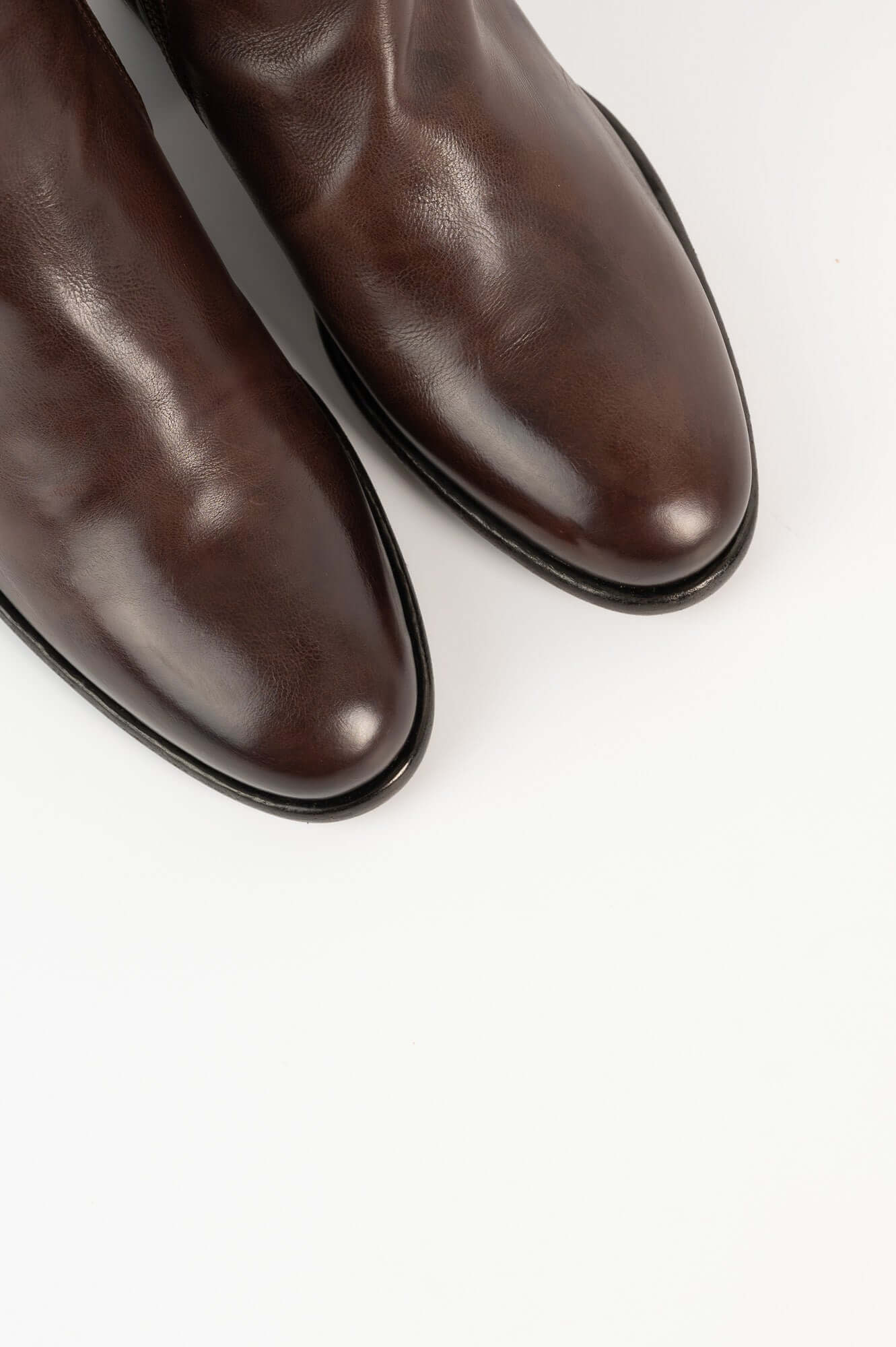 Zipper Boot Linda | Brown Leather - Image 3