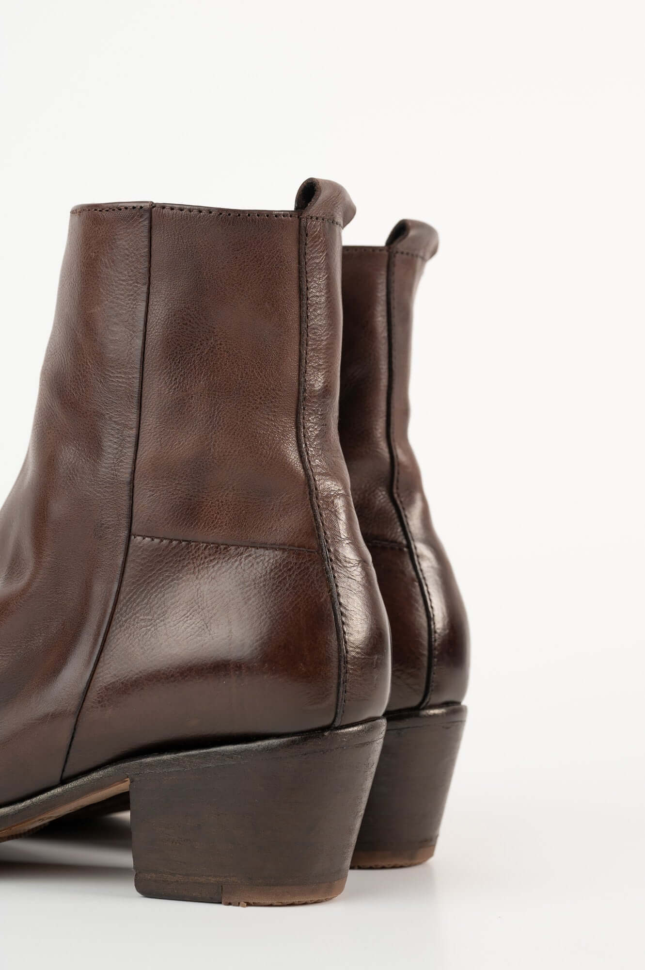 Zipper Boot Linda | Brown Leather - Image 6