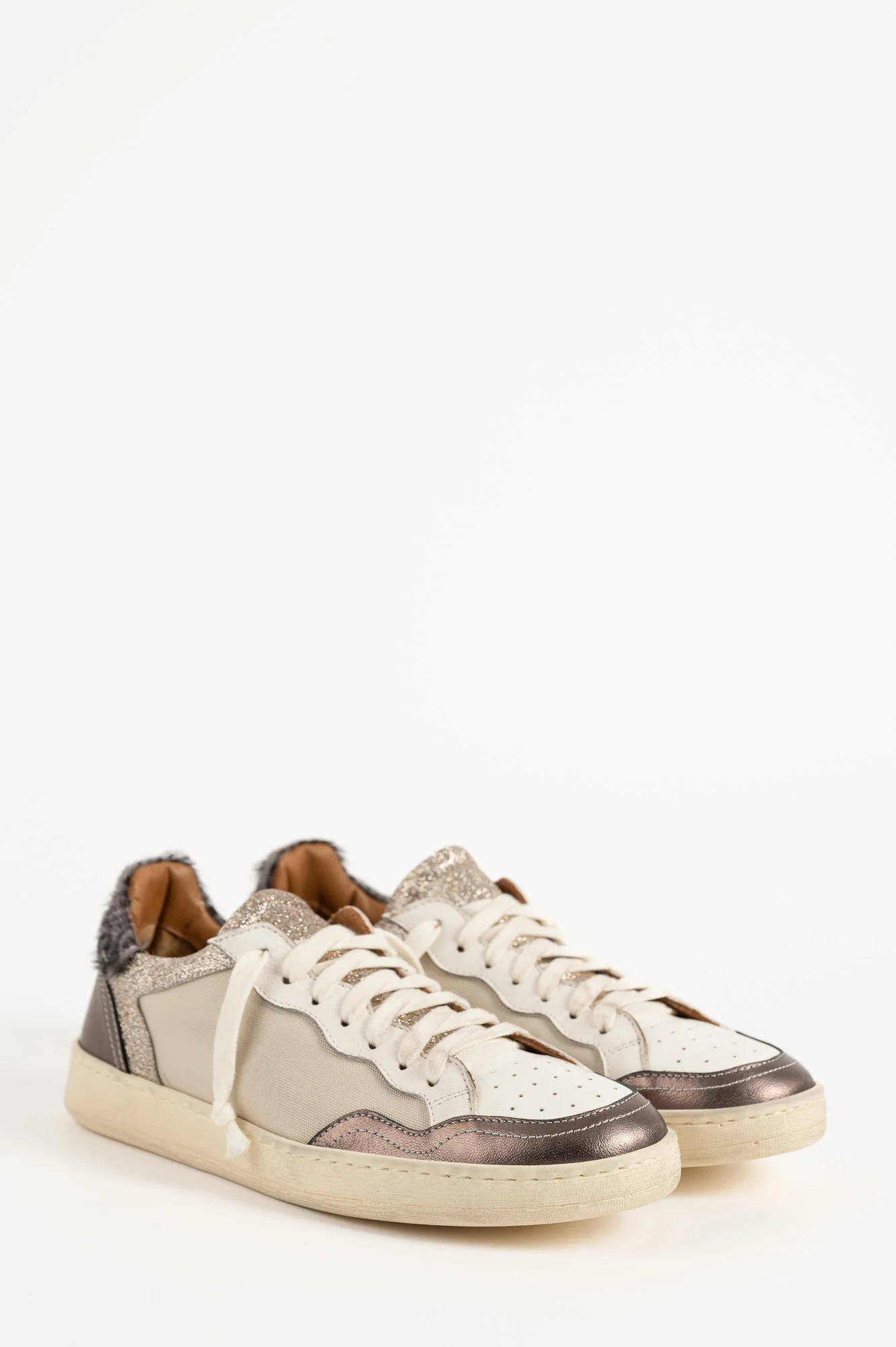 Low-top Sneaker Becca | Vintage Rose Glitter - Image 7